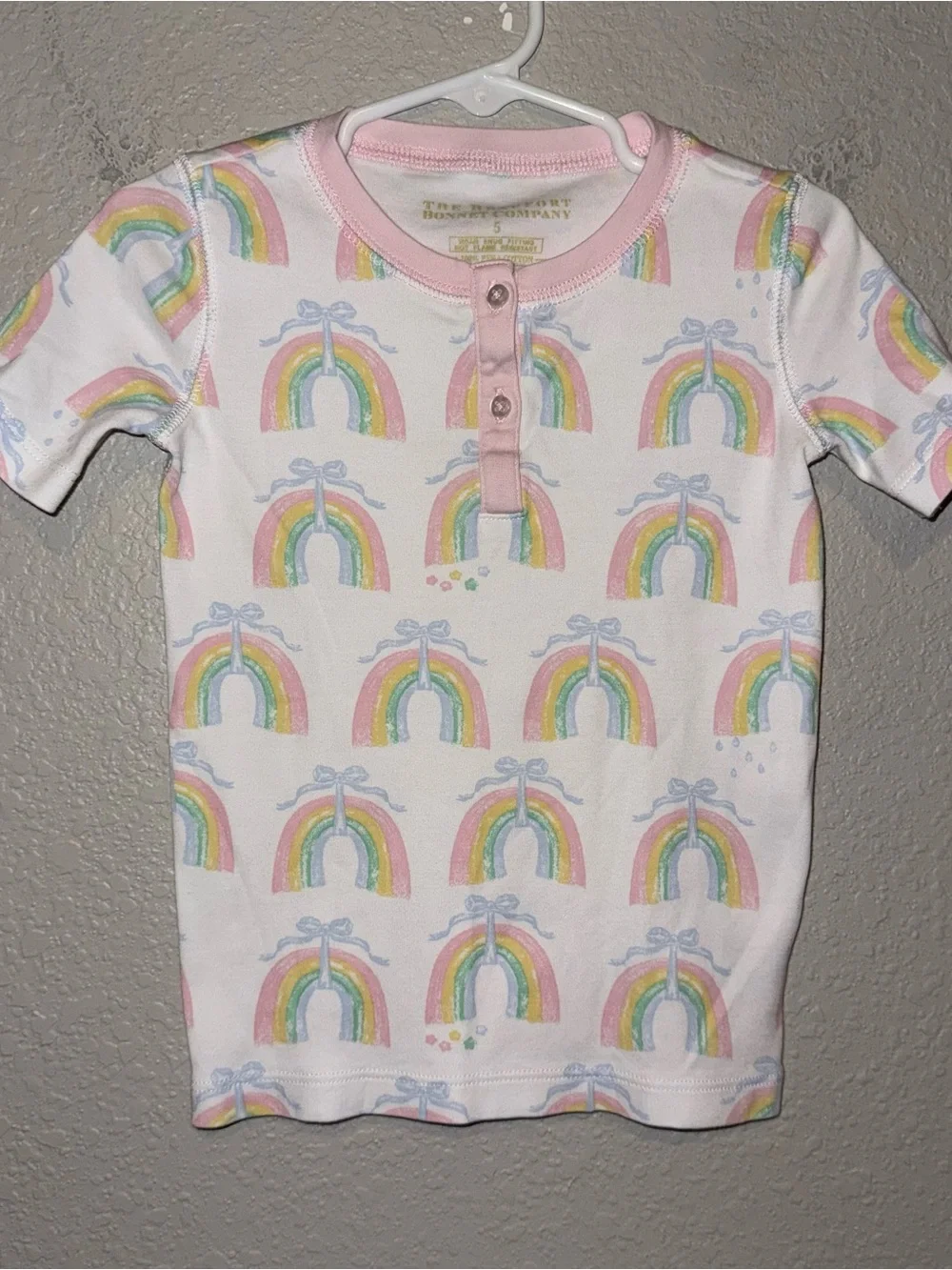 The Beaufort Bonnet Company Sara Jane’s Short Set Rainbow Pima Cotton Size 5